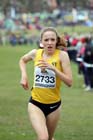 Emelia Gorecka on her way to winning the Under-20 Women McCain Inter Counties Cross Country, Cofton Park, Birmingham.